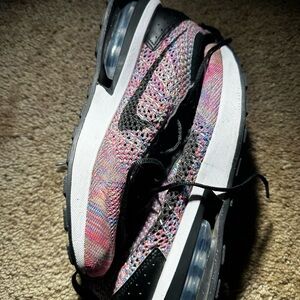 Nike Women's Pink and Black Sneakers